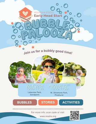 Bubble Palooza Flyer - removed Post Falls
