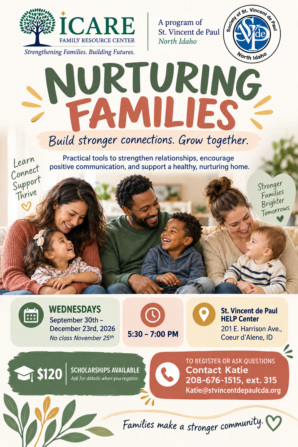 Nurturing Skills for Families Septemebr - December 2026, HELP Center