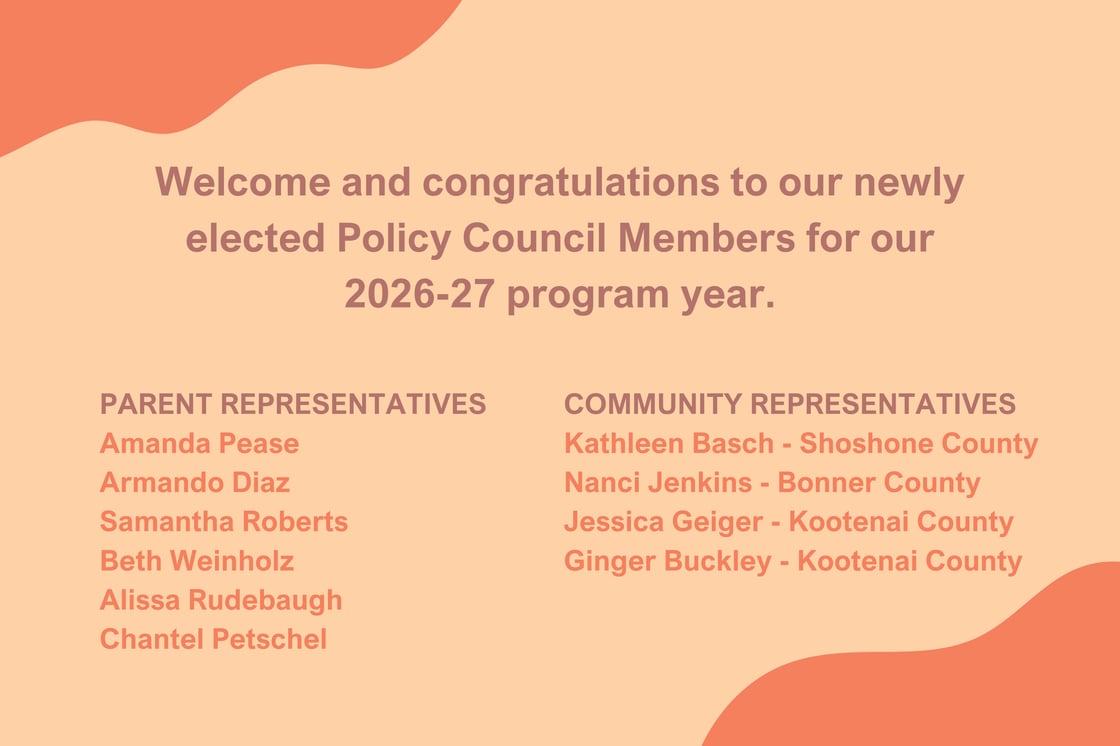 Welcome and congratulations to our newly elected Policy Council Members for our 2025-2026 program year. (3)